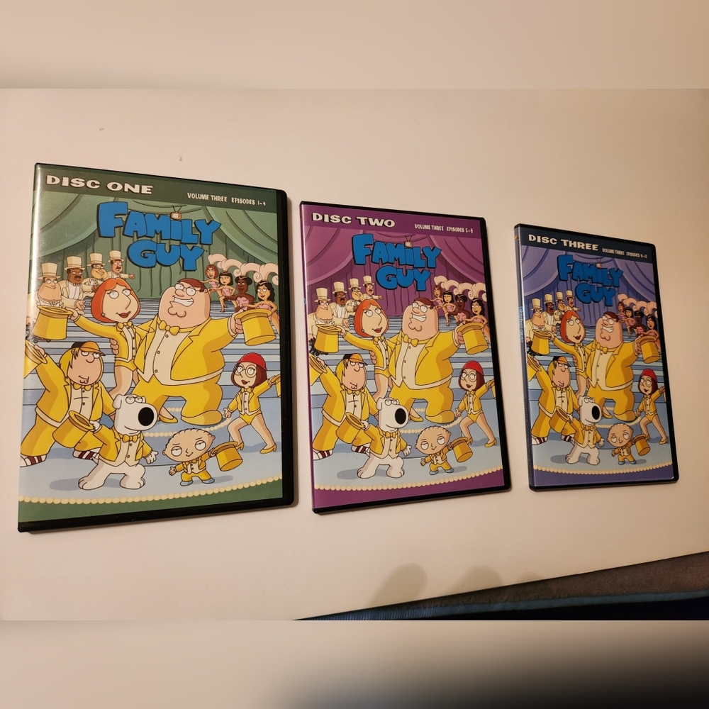 FAMILY GUY - Volume 3 and Stewie Griffin: The Untold Story DVD set